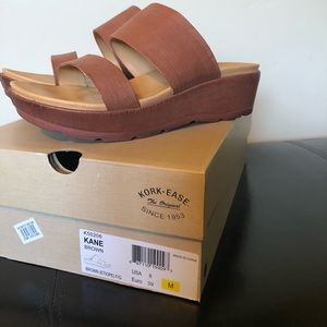 Kork-Ease “Kane” sandals, brown